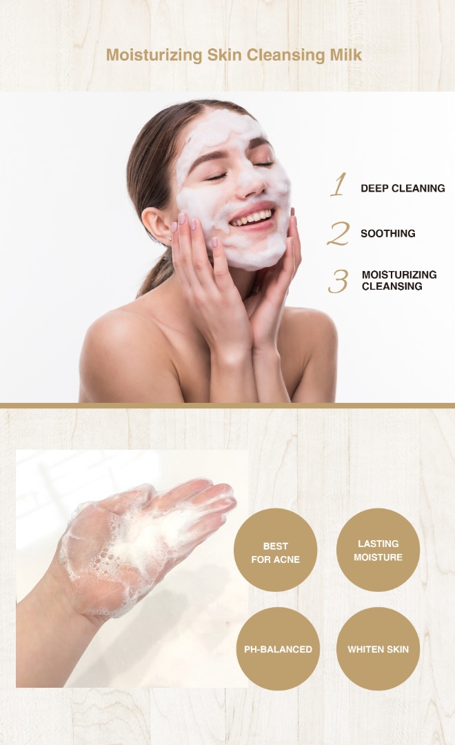 moisturizing Skin Cleansing milk EDM-01