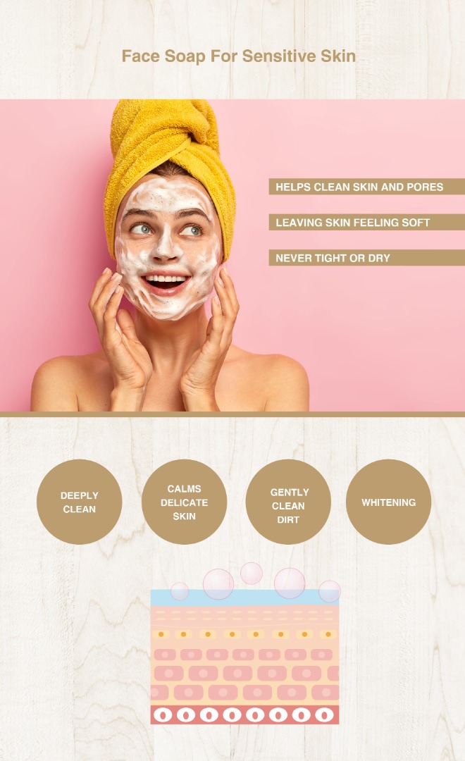 face soap for sensitive skin EDM-01